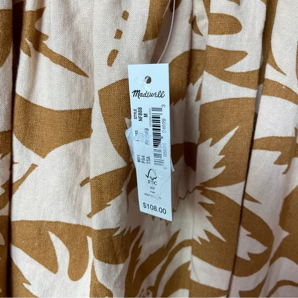 Madewell Linen-Blend Cami Midi Dress in Tropicale Floral - Picture 12 of 13